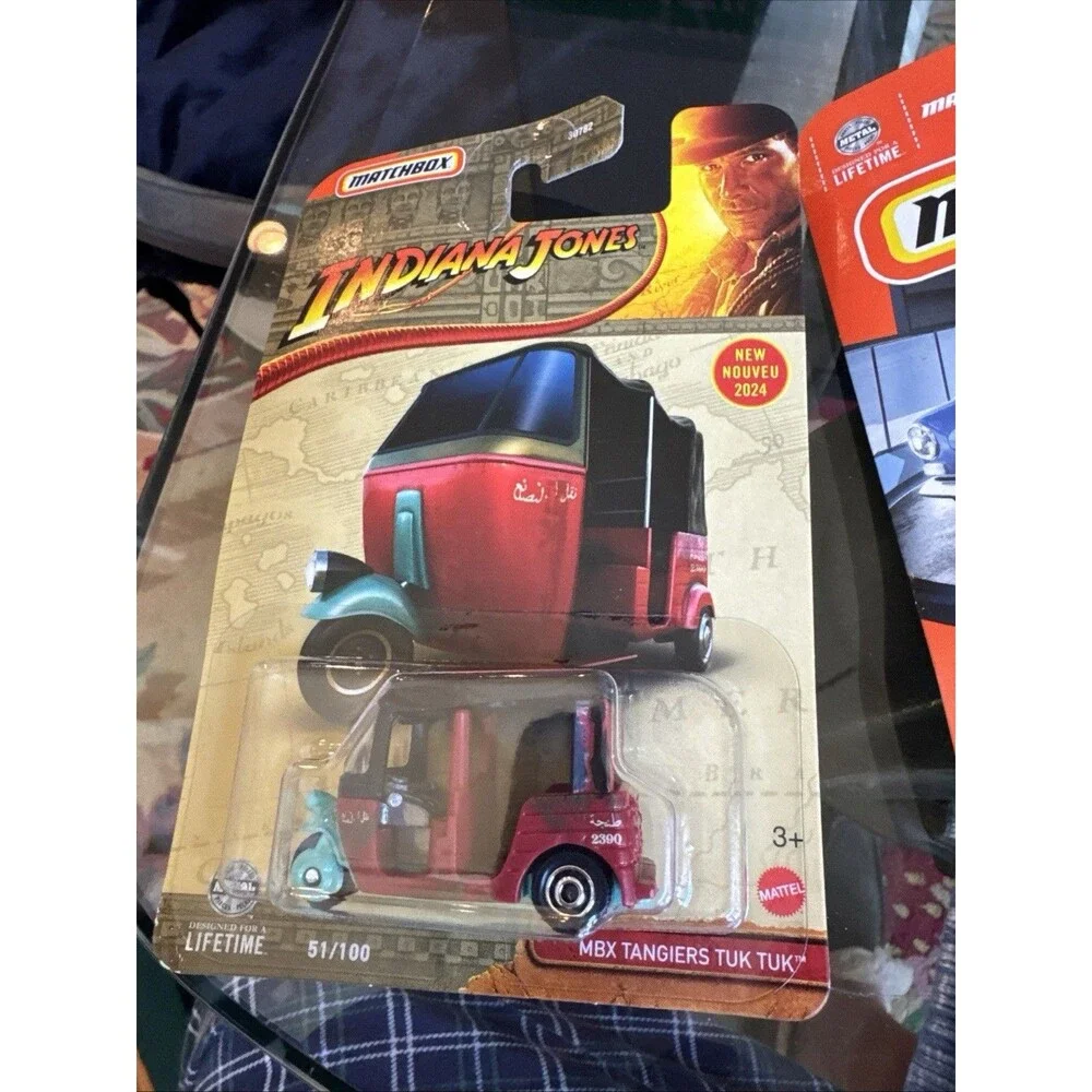 Matchbox Lot of 2 Indiana Jones Tuk Tuk 70 Years Car Diecast New‎ Sealed